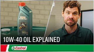 Castrol 10w40 oil explained  Which oil for my car  Castrol UK [upl. by Arbe]