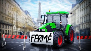 Comment les agriculteurs vont paralyser Paris et le reste de la France [upl. by Nylrem]