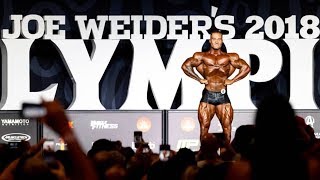 Chris Bumstead Posing Routine at Mr Olympia 2018 Contest  Classic Physique [upl. by Fonseca]