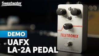 Universal Audio UAFX LA2A Pedal Legendary Teletronix Compression [upl. by Gianina547]