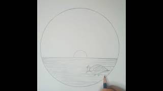 Circle drawing l How to draw circle drawing step by step [upl. by Fitalludba]