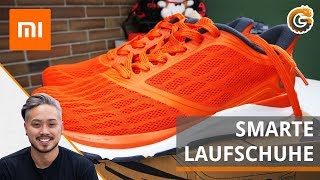 Xiaomi Huami Amazfit Antelope Smarter Laufschuh mit Schrittzähler  ChinaGadgets DEUTSCH [upl. by Flodnar]