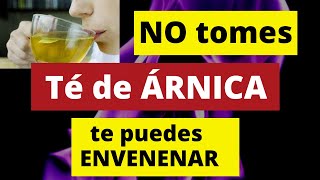 NO tomes té de ÁRNICA te puedes ENVENENAR [upl. by Lessirg]