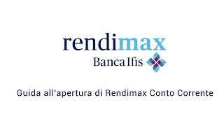 Come aprire Rendimax Conto Corrente cointestato [upl. by Paehpos775]