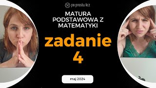 ZADANIE 4 Liczba log√3 9 jest równa  MATURA MAJ 2024 [upl. by Gorrono]