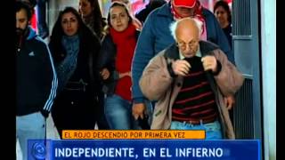 Descenso de Independiente el sentimiento de los hinchas  Telefe Noticias [upl. by Shepp494]