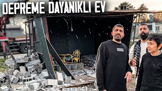 ÇILGIN DENEY  DEPREMDE YIKILMAYAN EV YAPTIK [upl. by Landry]