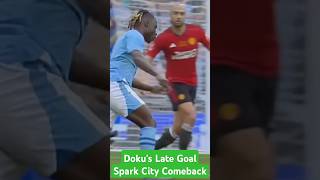 Dokus Late Goal Spark City Comeback manchesterunited football facup [upl. by Mcmahon757]