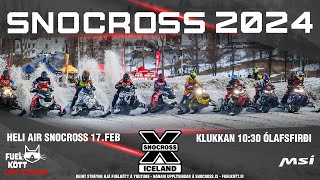 HELI AIR SNOCROSS ÓLAFSFIRÐI 17FEB [upl. by Purity]