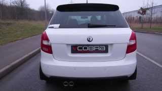 Skoda Fabia VRS 14 TSI Performance Exhaust by Cobra Sport [upl. by Teleya]