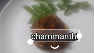 Chammanthichammanthi recipe in malayalam [upl. by Kimmi]