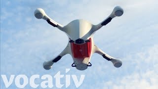 Autonomous Blood Drone Deliveries Launched By The Swiss [upl. by Berget318]