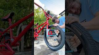 Extreme BMX Repair Using The WRONG TOOLS ⁉️🤦‍♂️ bike youtube asmr [upl. by Elleret]