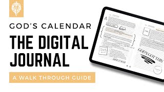 The Digital Journal  Gods Calendar [upl. by Ecyla]