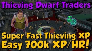 700k Thieving XPHR  Dwarf Traders Runescape 3 Crystal mask amp Light form [upl. by Chiou]