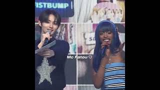 Blackswan Fatou as a MC on Simply Kpop ✨️ kpop blackswanfatou blackswan trending fyp [upl. by Whitnell66]