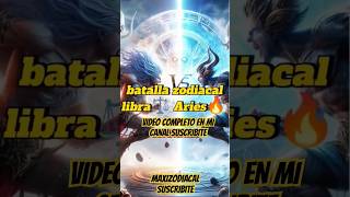 BATALLA ZODIACAL LIBRA VS ARIES tarot zodiaco signos youtube shorts libra aries video fyp [upl. by Ammadis]