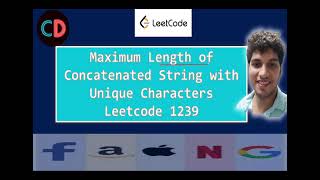 Maximum Length of a Concatenated String with Unique Characters  Leetcode 1239  Live coding session [upl. by Cerracchio]