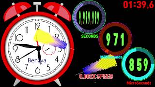 Benzya Clock 10000000 second 1 microsecond timer countdown alarm🔔 [upl. by Augusto]