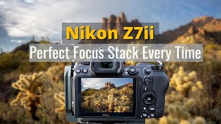 Complete Guide to Nikon Z7ii Focus StackFocus Shift for Landscape Photography [upl. by Ahseital]