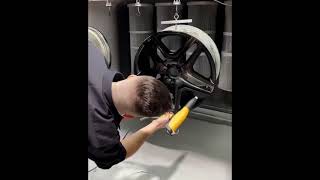 Sandblasting and Powder Coating Wheels [upl. by Eckel]