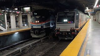 ALP45Comet IV 45485580 leaving New York  Penn Station  P32 711 [upl. by Nov111]