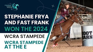 STEPHANIE FRYA and FAST FRANK won the 2024 World Champions Rodeo Alliance Stampede [upl. by Leahicm541]