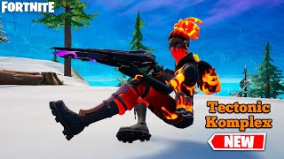 NEW TECTONIC KOMPLEX SKIN GAMEPLAY  FORTNITE VOLCANIC ASSASSIN SET [upl. by Ococ]