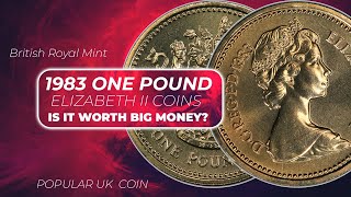 1983 One Pound Elizabeth II Coins To Collect Are They Valuable [upl. by Aindrea]