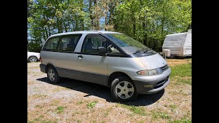 93 TOYOTA Estima Emina 4x4 auto turbo diesel 44K miles test drive [upl. by Meridith]