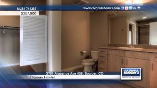 3701 Arapahoe Ave 408 Boulder CO Homes for Sale  coloradohomescom [upl. by Imtiaz105]