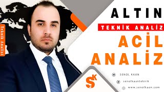 ACİL ANALİZ ALTIN  Senol Kaan [upl. by Saimerej]