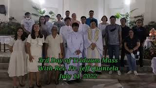 Triduum Mass Day 3 with Rev Fr Jeff Quintela [upl. by Hunger155]