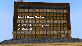 Multi Item Sorter modular  Sorts more than 2000 item types [upl. by Nittirb101]