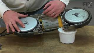 DeWALT Band Saw Repair  How to Replace the Drive Pulley [upl. by Yeclehc]