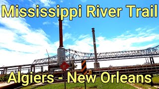 🏃Mississippi River Trail  Algiers Point  New Orleans LA [upl. by Htenaj498]