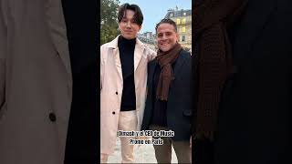 dimash ceo musicpromo paris france friends music marketing dear shorts 💞✌🏼🇫🇷 [upl. by Roybn]