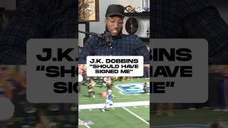 JK Dobbins says Ravens should have just signed him nfl ravens [upl. by Shirberg]