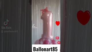 Composizione compleanno palloncini ballonart Ballonart85 [upl. by Rehpetsirhc]