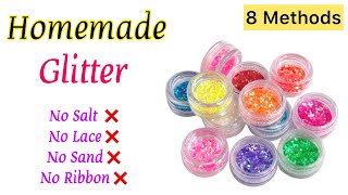 How to make glitter at home  glitter homemade  DIY glitter  handmade glitter  glitter powder [upl. by Elok]