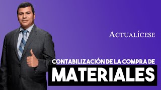 Contabilización de la compra de materiales según el costo estándar [upl. by Sillsby]