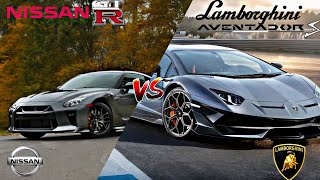 Nissan GTR vs Lamborghini Aventador SVJ  Vs Battle  Booster 15 [upl. by Faythe235]