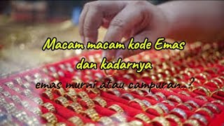 emas murni atau emas campuran [upl. by Finley598]