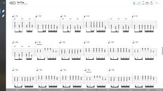 Billy Talent  Red Flag LEAD GUITAR TAB PLAY ALONG [upl. by Dev759]