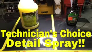 Technicians Choice TEC 582 Ceramic Detail Spray VS Simoniz Ceramic Wax [upl. by Aiel]