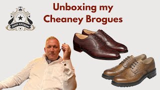 Cheaney Shoes Unboxing [upl. by Orazio942]