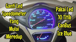 Pasang Lampu LED Speedometer Dua Warna Vario 110 Fi lampuled speedometer led ledlights [upl. by Vine62]