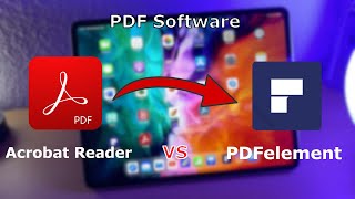 PDFs auf dem iPad bearbeiten 😱📱 Super einfach Adobe Acrobat vs Wondershare PDFelement Deutsch GAT [upl. by Nerek964]