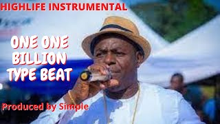 ONE ONE BILLION TYPE OF BEAT INSTRUMENTAL ONYENZE TYPE OF BEAT PRODUCED BY SIMPLE [upl. by Yhtac]