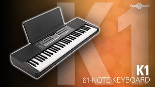 K1 61Note Keyboard by Gear4music  Gear4music Keys [upl. by Ennovoj73]